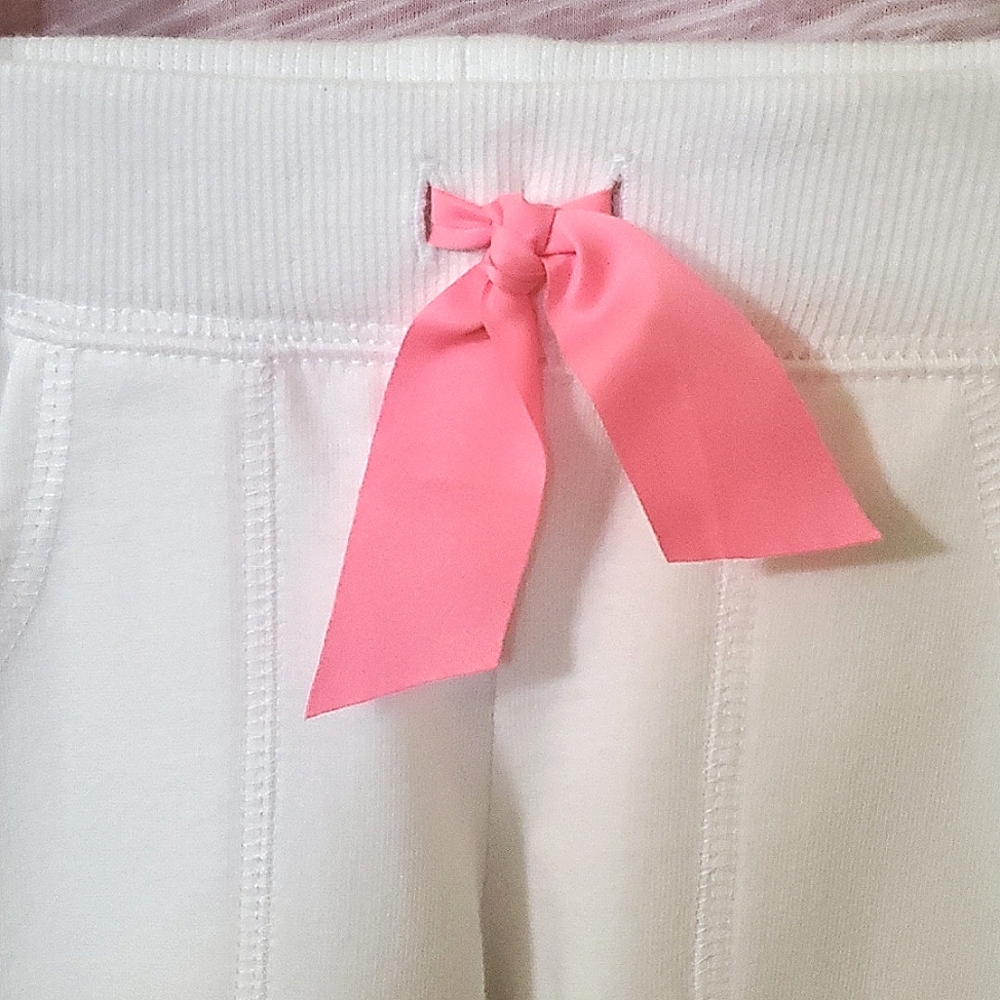 Carter's Toddler Girls Two Piece Outfit 18M Stripe Button Sleeve Top & 2T Pants - Picture 6 of 7